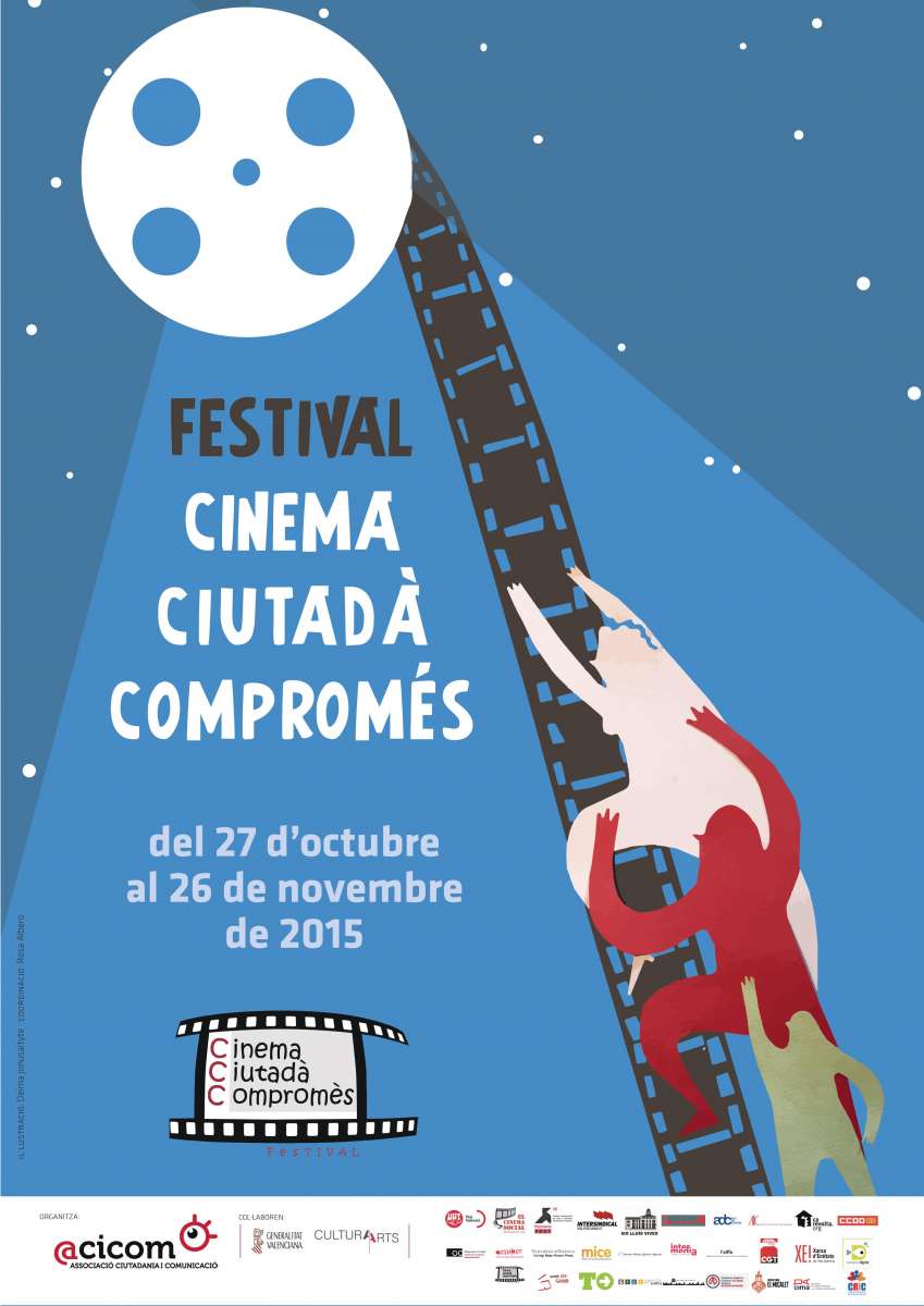 CARTELL GENERAL CCC FESTIVAL 2015, CINEMA CIUTADÀ COMPROMÉS