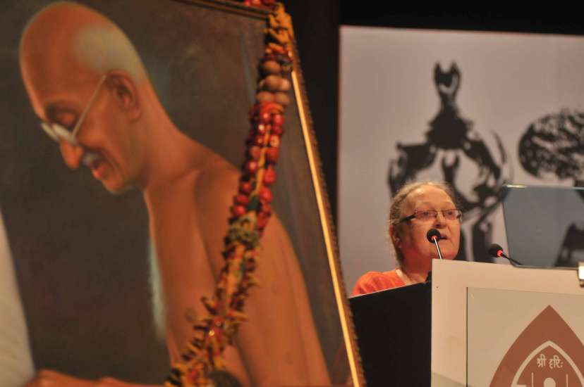 Anna Ferrer, en su discurso tras la entrega del premio